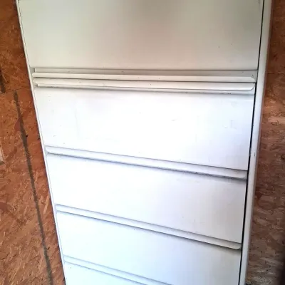 Metal Lateral File Cabinet – 5 Drawer – 64" x 36" (A)