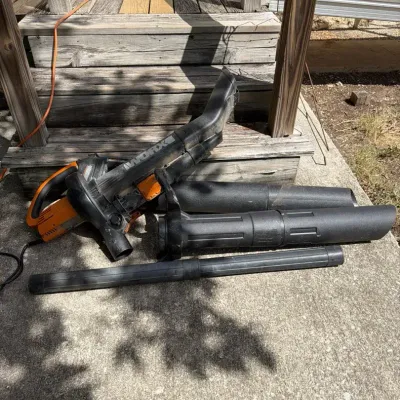 WORX TRIVAC 3-in-1 Electric Leaf Blower, Mulcher, and Vacuum