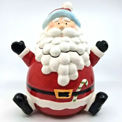 Vintage Ceramic Santa Claus Cookie Jar