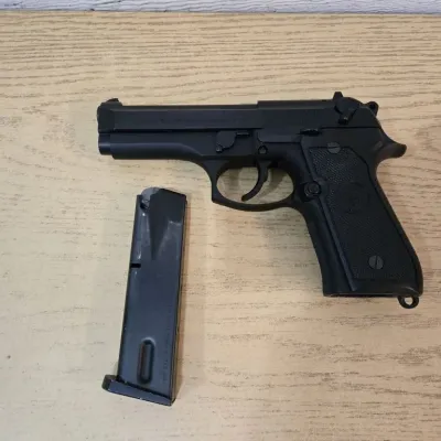 Sale Photo Thumbnail #4: Beretta Model 92FS 9mm Semi Auto Pistol # BER450468Z Tag 374