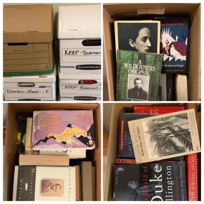 The Royal Archives, Duke Ellington - 6 Boxes of Books - Mystery Lot #3
