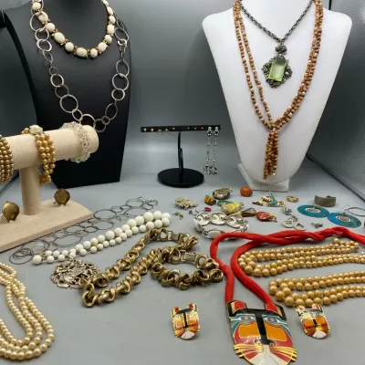 Charming Collection Of Costume Jewelry 