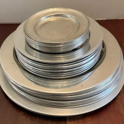 Pewter Plates - Williamsburg Stieff and Wilton