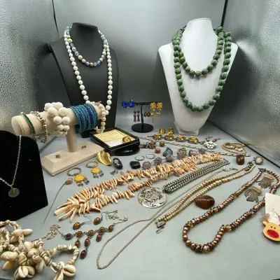 Eclectic Collection Of Costume Jewelry 