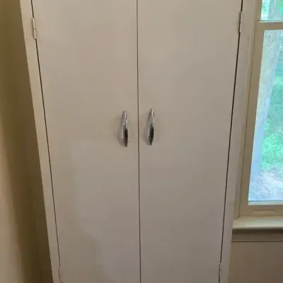Tall And Slim Metal Cabinet