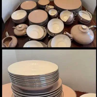 Franciscan China Set by Gladding, McBean. Sandalwood Line