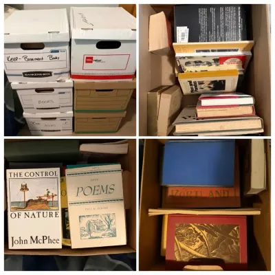 Birds, Poems, Nature - 6 Boxes of Books - Mystery Lot #2 