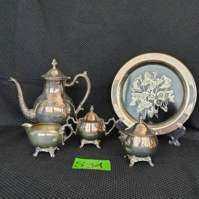 Silver Plate Tea Set