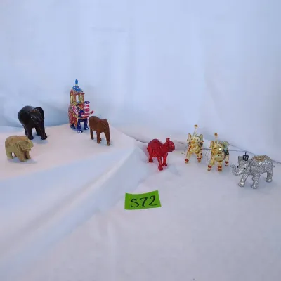 Assorted Collectible Elephant Figures