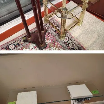 Three Assorted Decorative And Functional Furniture