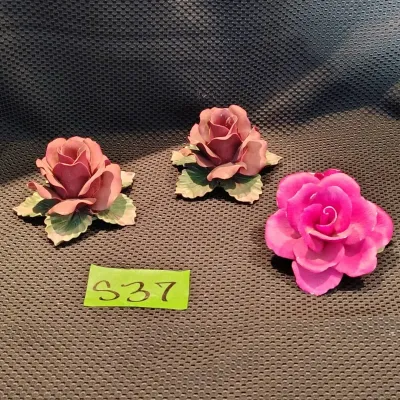 Vintage Capodimonte Porcelain Roses