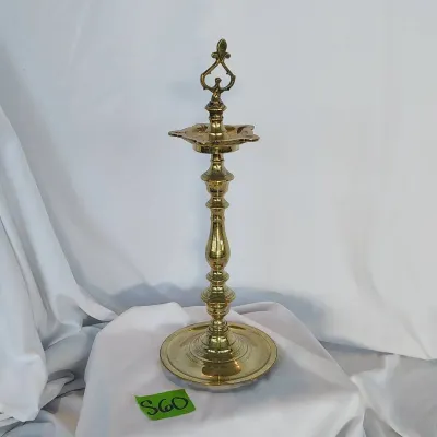 Traditional Brass Oil Lamp from Sri Lanka