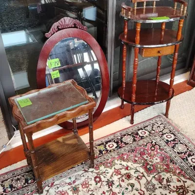 Three Assorted Small Furniture Items