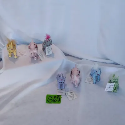 Eight The Hamilton Collection Thomas Kinkade Crystal Elegance Elephants