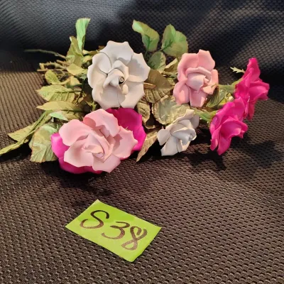 Bouquet Of Capodimonte Porcelain Roses