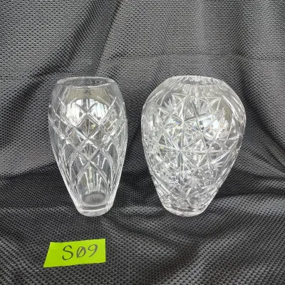 Pair Of Crystal Vases
