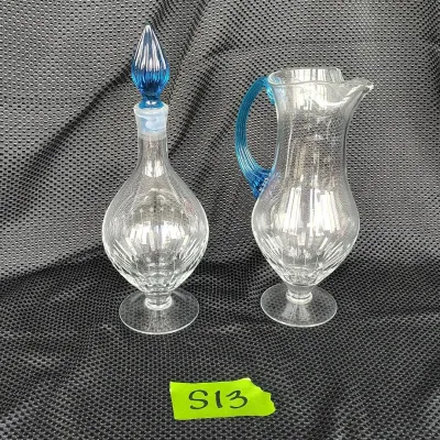Vintage Hungarian Decanter And Pitcher Set
