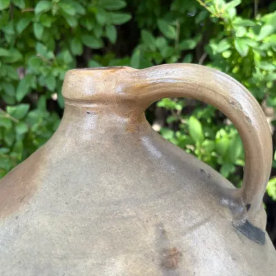 N. CLARK & CO, LYONS #2 GALLON OVOID SHAPED JUG, COBALT BLUE 2