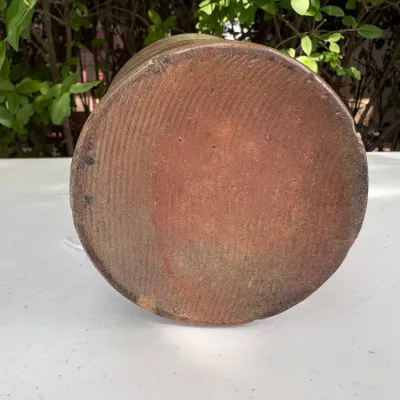 E. HUTCHINSON STONEWARE BOTTLE 10 1/2"