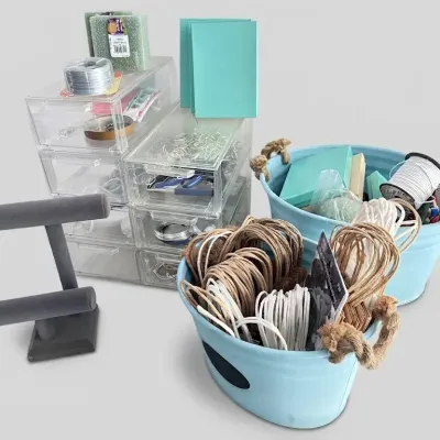 Ad Tech Project Pro Glue Gun, Jewelry Making Wire Tool, Tbar Display Storage Assortment