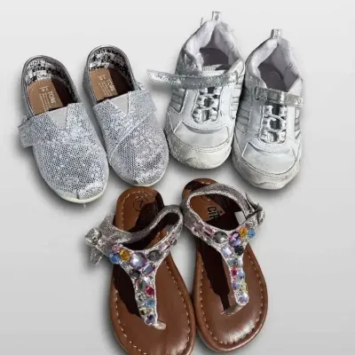 Girls Shoe Assortment Size 6-7 Toms Circo Danskin Now