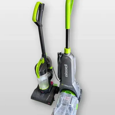 Bissell TurboClean PowerBrush Pet Carpet Cleaner & PowerForce Compact Turbo Vacuum