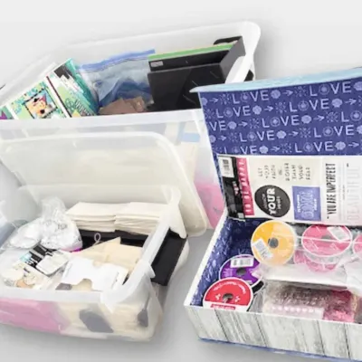 Scrapbooking & Paper Craft Supplies with Colorbok Albums, Stamps, Punches & Elmer’s Glue