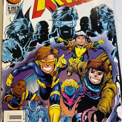 Marvel Comics X-Men Deluxe issue #46, November 1995, featuring the return of the X-Babies.