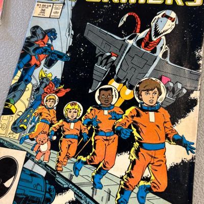 Marvel Comics The Transformers #36, January 1988, showing some wear along the spine and edges.