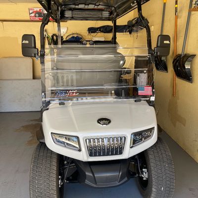 Look at this golf cart 