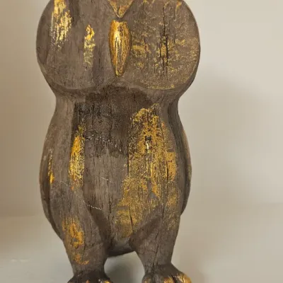 Sale Photo Thumbnail #58: Owl is about 7 inches tall