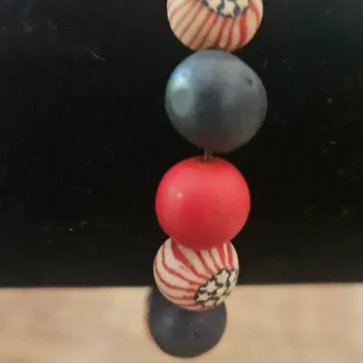 Sale Photo Thumbnail #246: Some of the beads have white stars