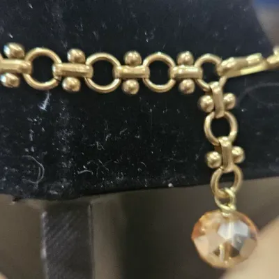 Vintage Heidi Daus Y-drop statement necklace