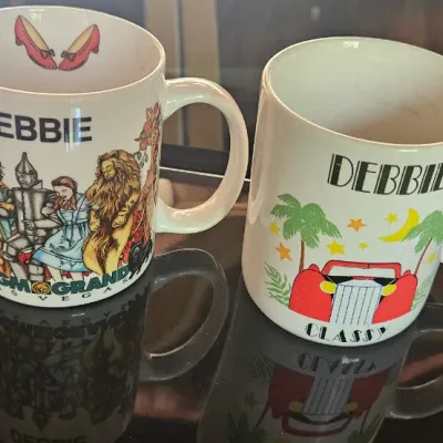 Sale Photo Thumbnail #285: Debbie Coffee Mugs. Used