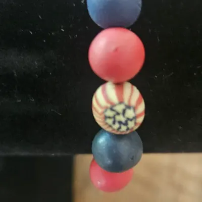 Sale Photo Thumbnail #245: Some of the beads have white stars
