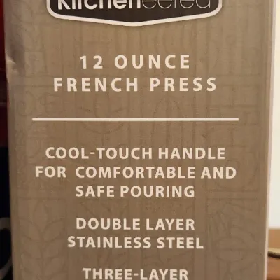 Sale Photo Thumbnail #397: NIB - Kitcheneered 12 oz. French Press