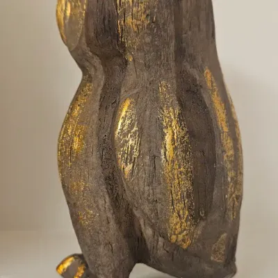 Sale Photo Thumbnail #59: Owl is about 7 inches tall