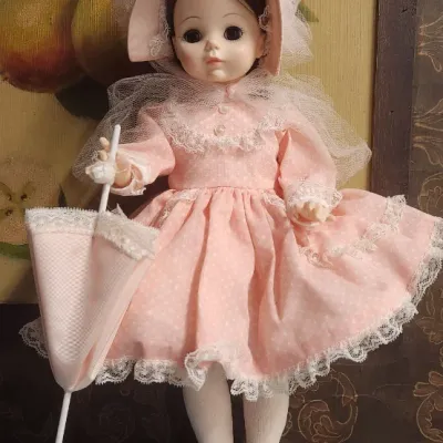 Sale Photo Thumbnail #473: Vintage Madame Alexander Doll
Abt. 14"-inch
Collector Edition with Original Tag
Excellent Condition Considering Age