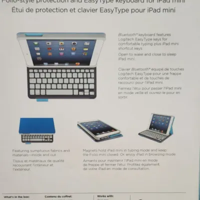 Sale Photo Thumbnail #468: 2011 Unused Logitech Electric Blue For Mini iPad Keyboard & Misc. Items
See Photos