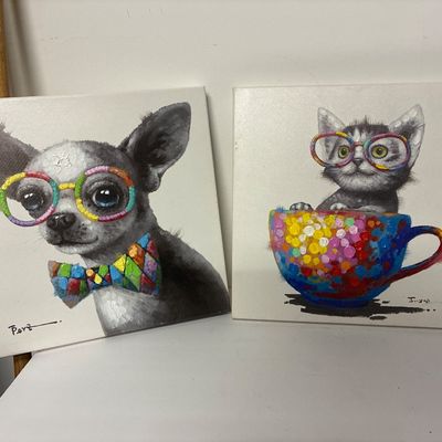 Sale Photo Thumbnail #42: Both measure 16” x 16”