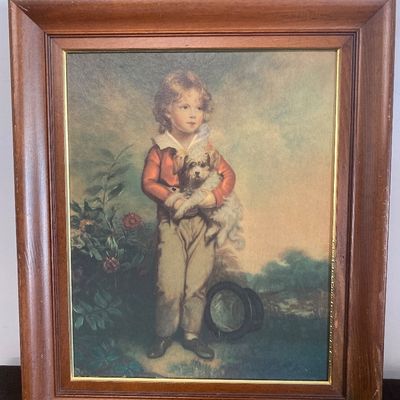 Sale Photo Thumbnail #33: Measures 21” x 25” with frame 
Some scuffed places on frame