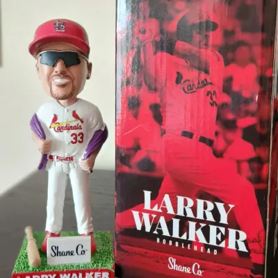Sale Photo Thumbnail #434: 2024 St. Louis Cardinals Larry Walker Bobblehead Officially Licensed Collectible 6-8-24 SGA
