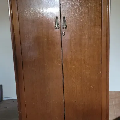 Sale Photo Thumbnail #14: Art Deco 2-door wardrobe/armoire