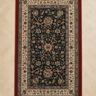 PERSIAN-STYLE WOOL RUG (2)