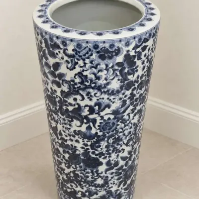 PORCELAIN CHINOISERIE UMBRELLA STAND