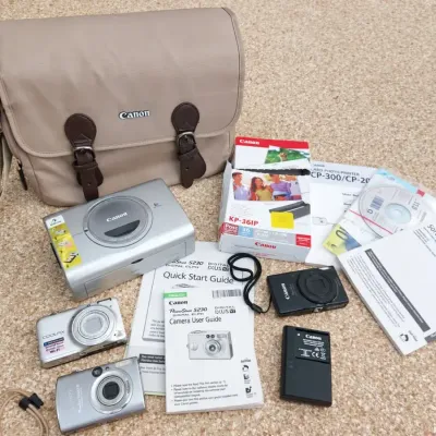 DIGITAL CAMERAS AND CANON CARD PHOTO PRINTER
