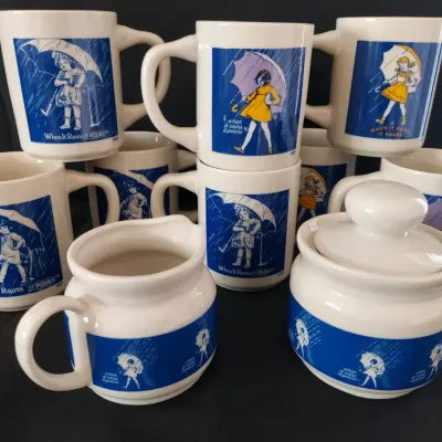 VINTAGE CERAMIC MORTON COFFEE SET