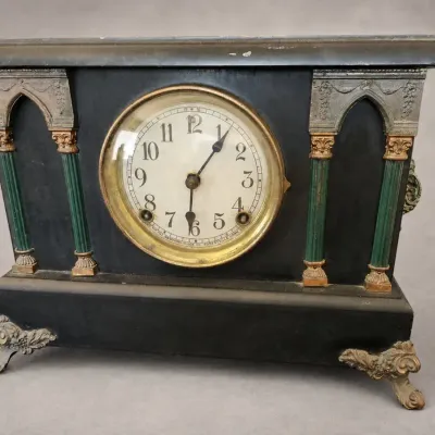 ANTIQUE MANTEL CLOCK BY THE SESSIONS CLOCK CO.