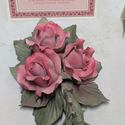Sale Photo Thumbnail #46: “12 months of Roses” figurines, set of 12