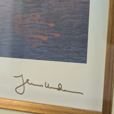 Sale Photo Thumbnail #180: Thomas Kinkade ”The Light of Freedom” with COA. Limited Edition Numbered, matted and framed
